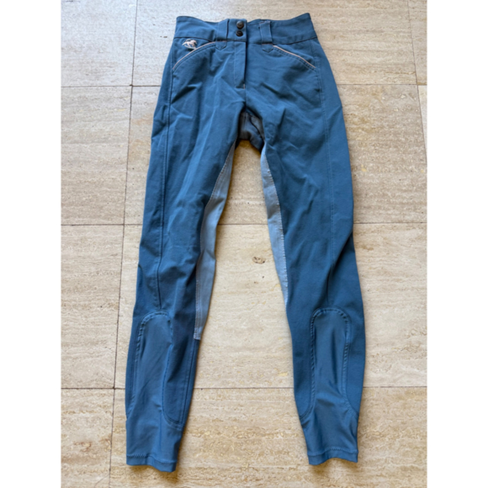 Piper By Smartpak Pants‎ Womens 22R Seafoam Blue Thunder Horse Riding Breeches